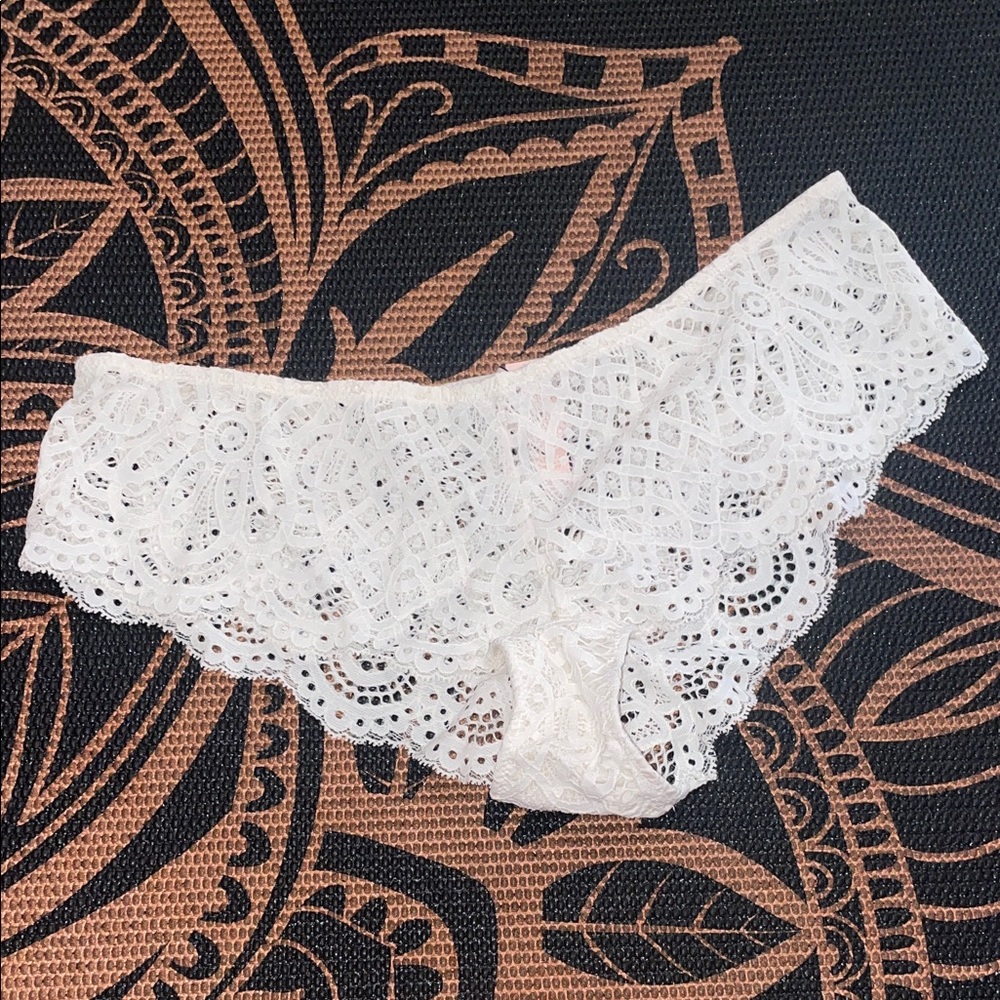 Victoria's Secret White Lace Panties